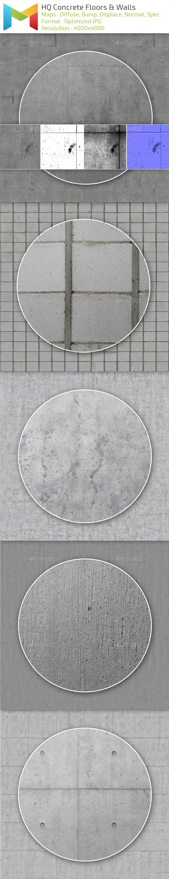 Concrete Floors and - 3Docean 13250519
