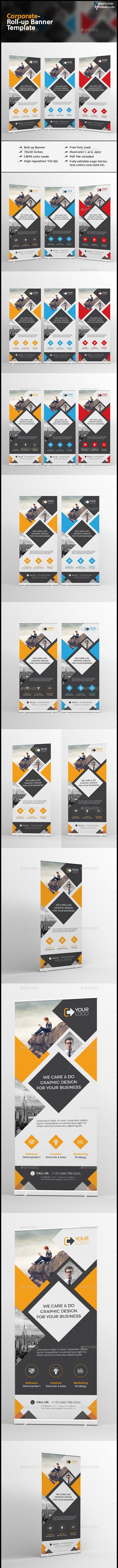 Roll-up Banner-Multipurpose - Signage Print Templates