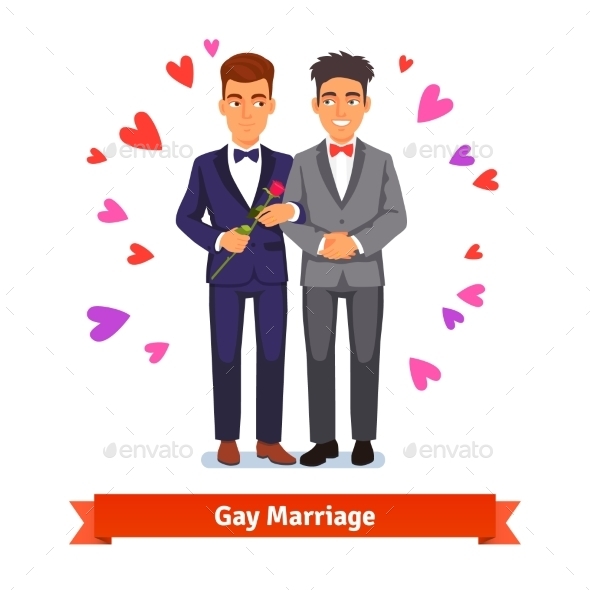 Gay Couple Marriage and Love - Weddings Seasons/Holidays