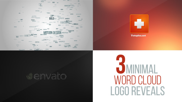 Word Cloud Logo Reveal Pack