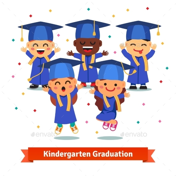 Kindergarten Graduation Party - People Characters