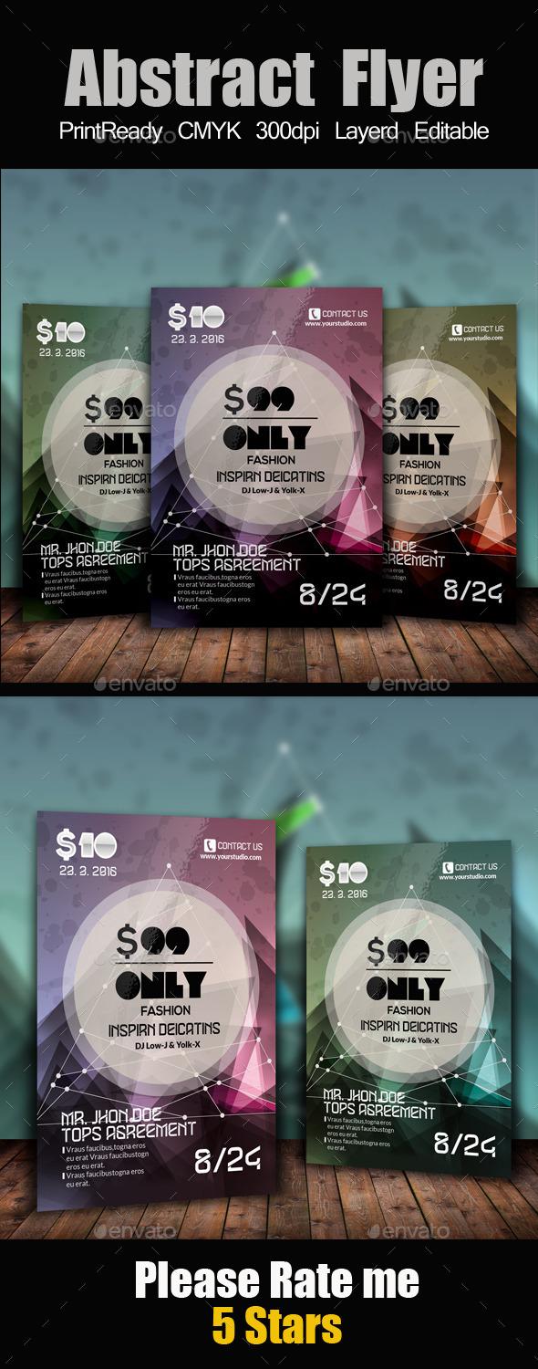 Electro Flyer Template - Clubs & Parties Events