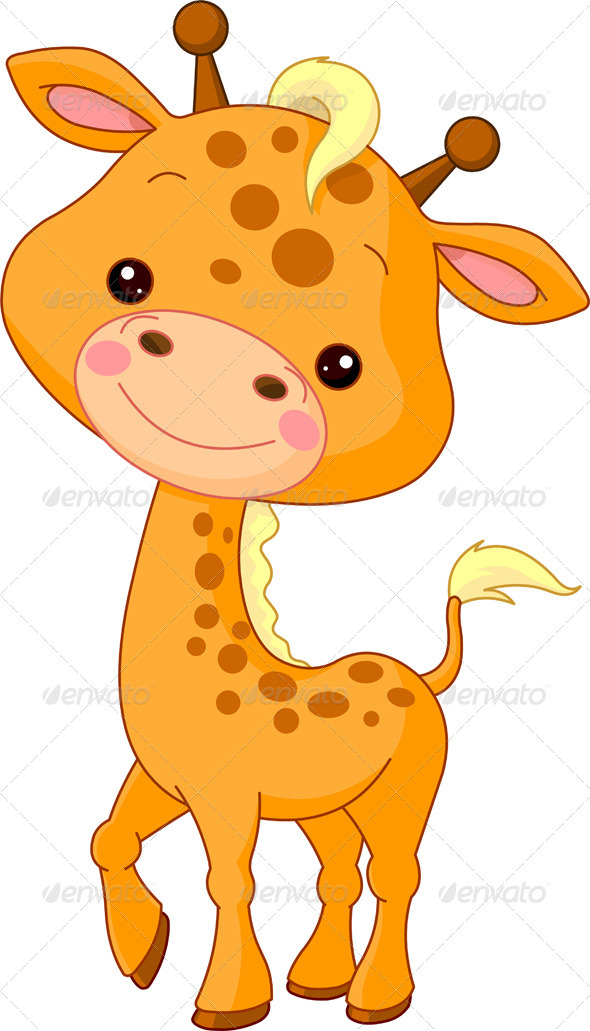 Fun zoo. Giraffe - Animals Characters