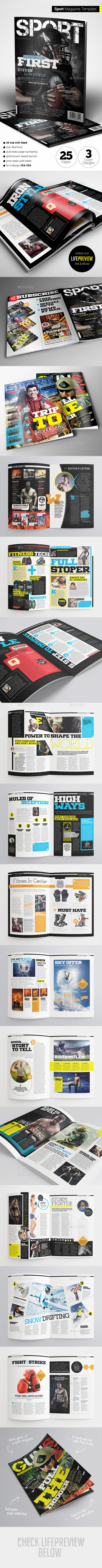 Sport Magazine - Magazines Print Templates