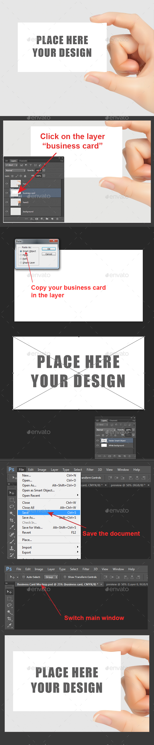 Business Card Mockup - Business Cards Print