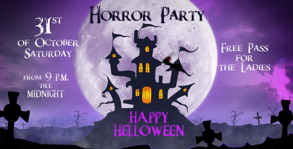 Happy Halloween Party - VideoHive 13209654