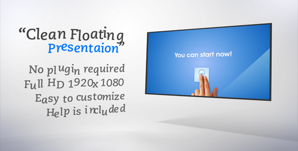 Clean Floating Presentation - VideoHive 1329692