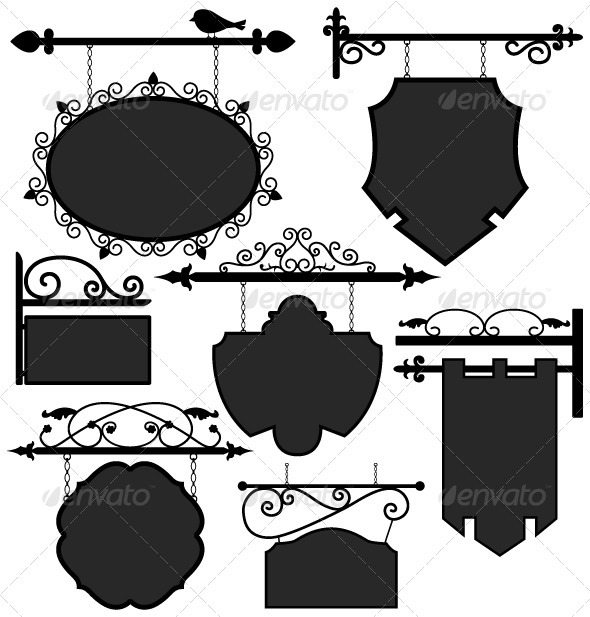 Signage Shop Sign Route Hanging Information Banner - Man-made Objects Objects