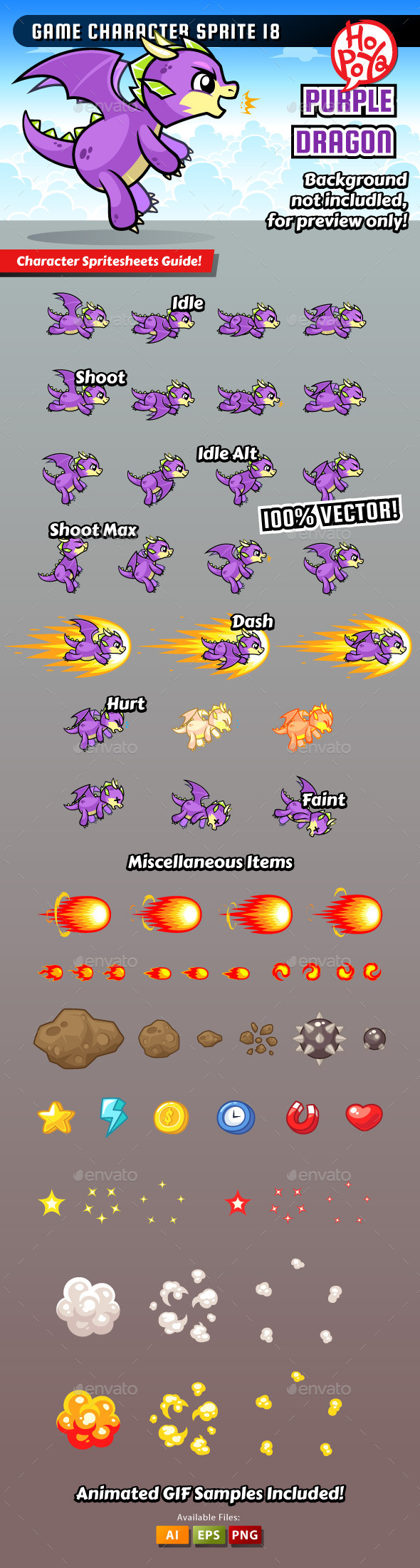 Game Character Sprite 18 - Sprites Game Assets