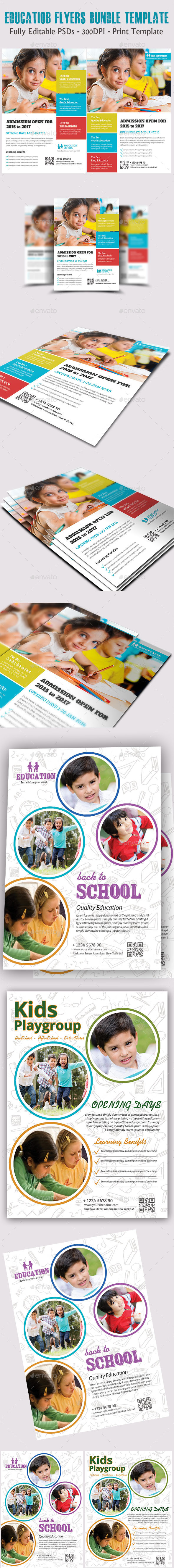 Education Flyers Bundle - Flyers Print Templates