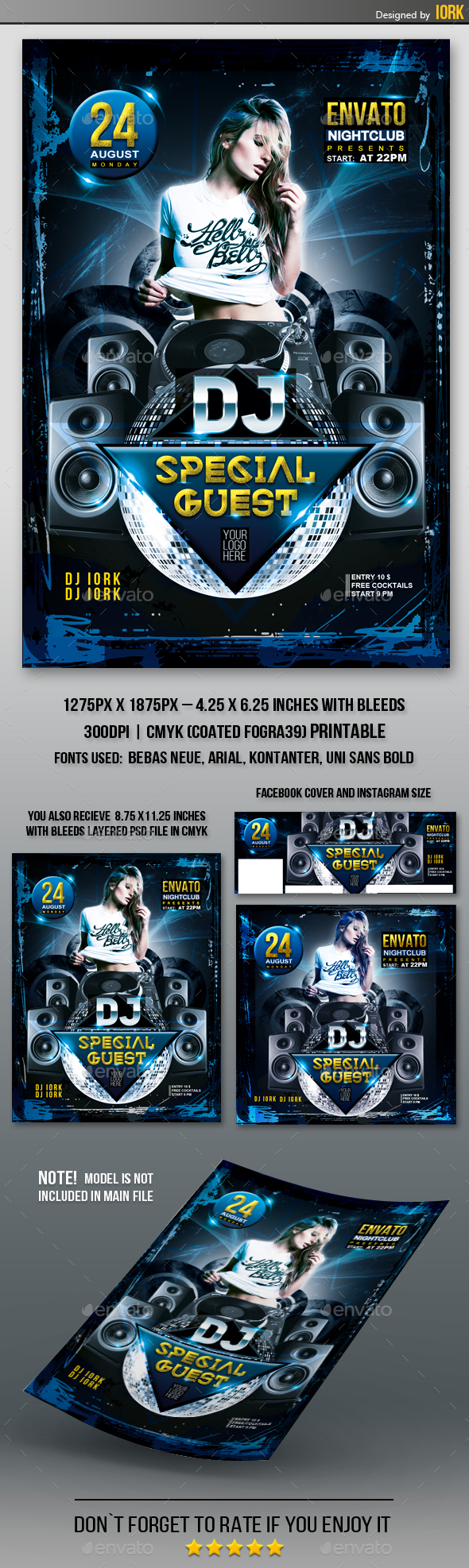 Dj Guest Party Flyer - Clubs & Parties Events