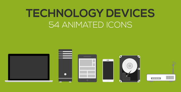Technology Devices Animated - VideoHive 13269302
