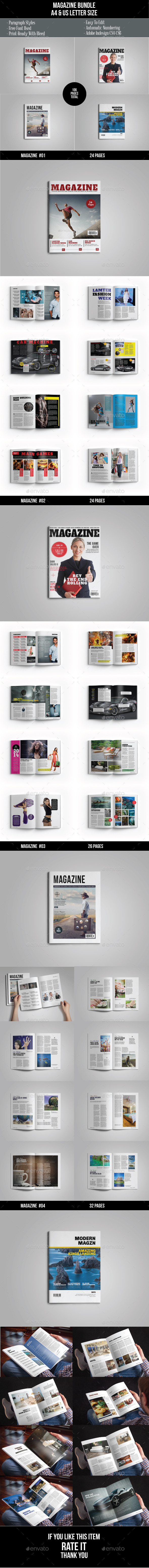 Magazine Bundle Vol. 2 - Magazines Print Templates