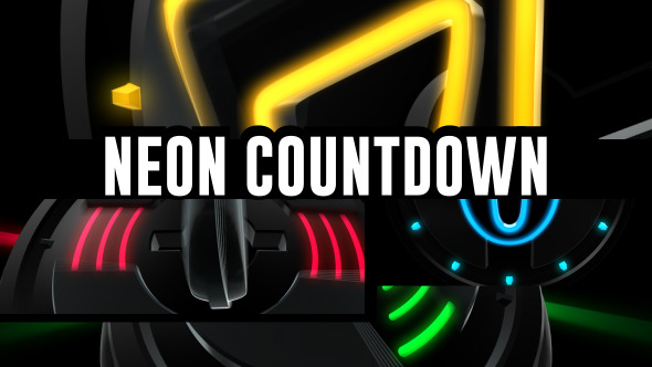 Neon Countdown Opener - VideoHive 13269524