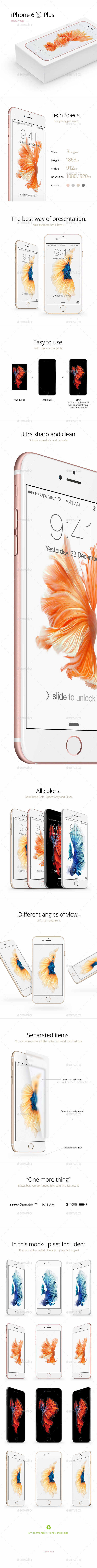 iPhone 6S Plus Mock-up - Mobile Displays