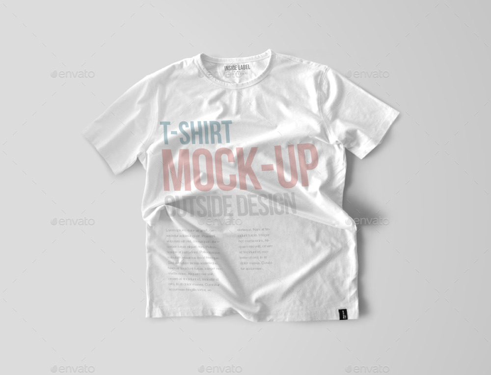 T Shirt Mockup By Blugraphic0 Graphicriver