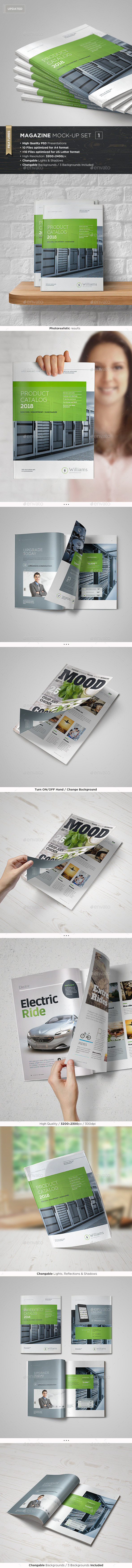 Magazine Mock-Up Set - Magazines Print