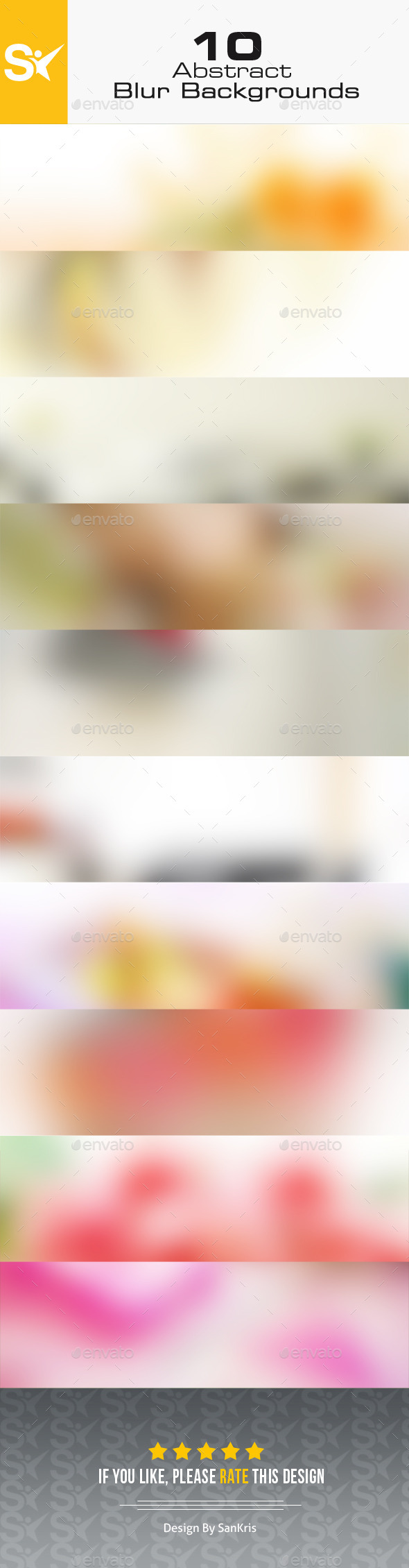 10 Blur Backgrounds - Abstract Backgrounds