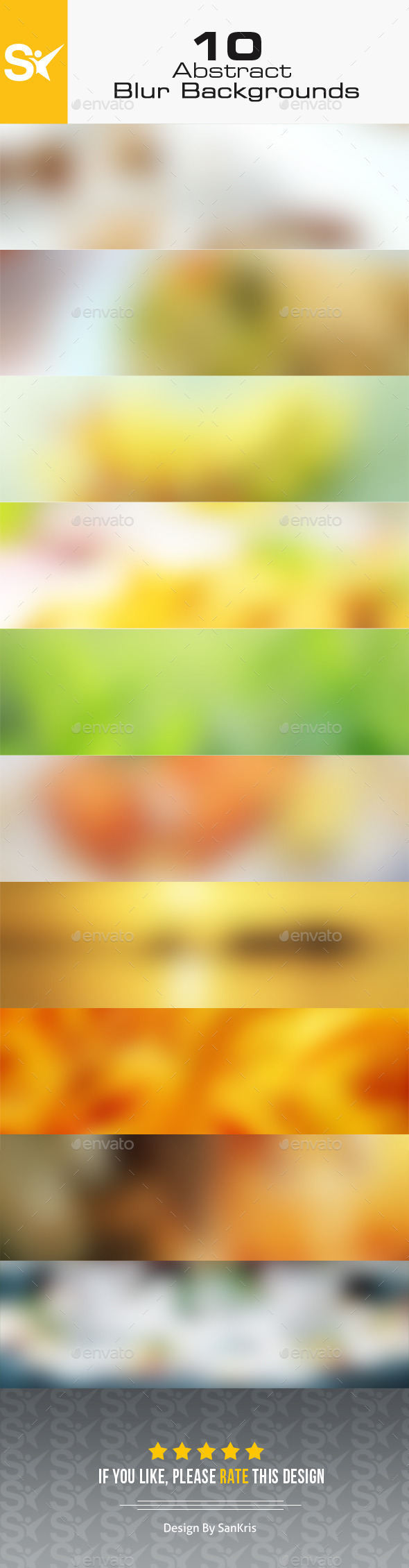 10 Blur Backgrounds Vol.3 - Abstract Backgrounds