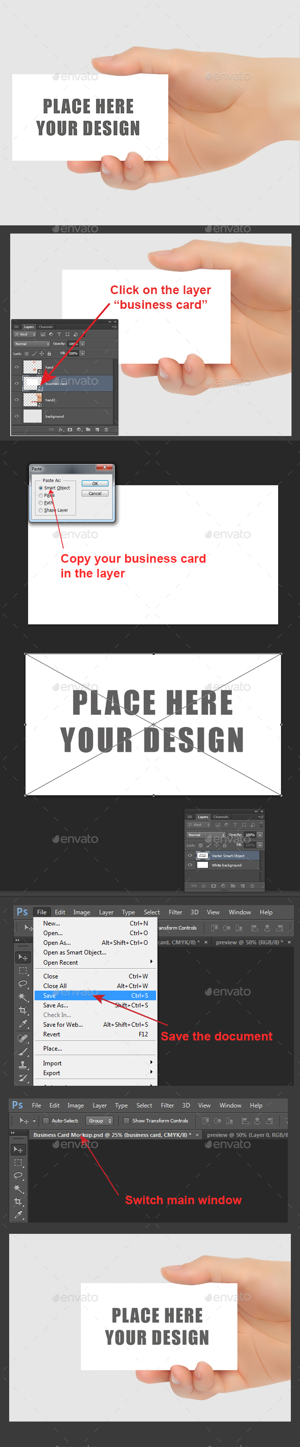 Business Card Mockup - Business Cards Print