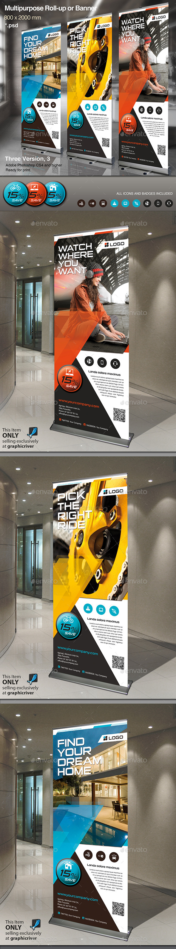Multipurpose Banner - Signage Print Templates