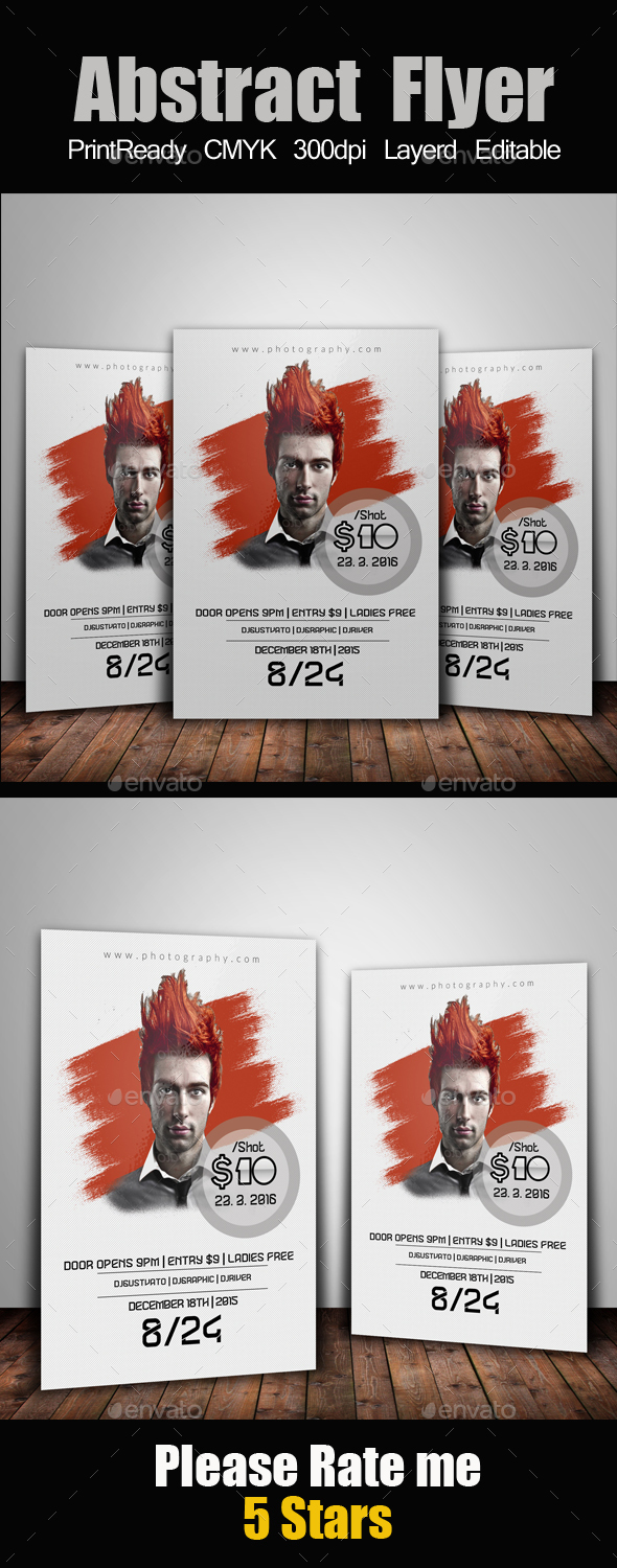 Electro & Futuristic Flyer Template - Clubs & Parties Events