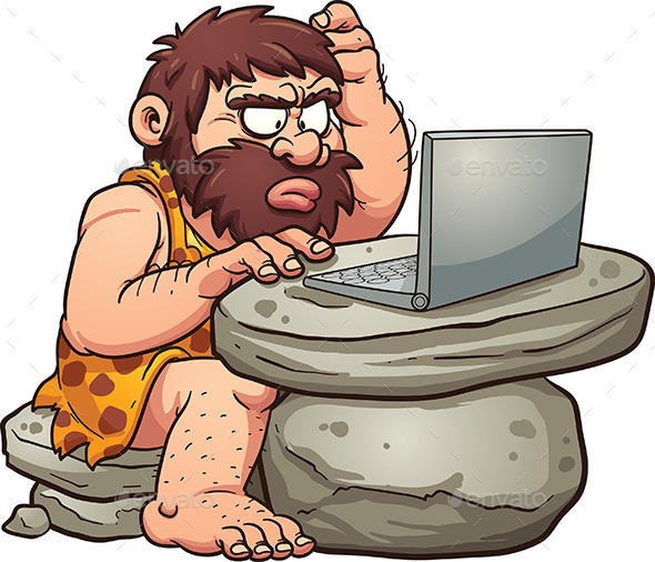 Computer Caveman - People Characters