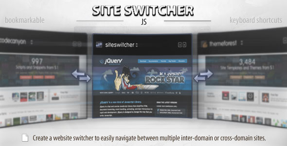 Site Switcher (jQuery) - CodeCanyon 157827
