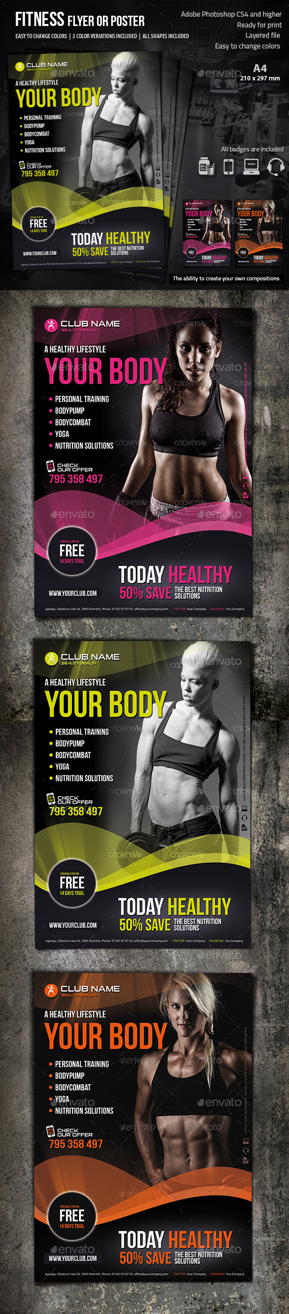 Fitness Flyer - Sports Events