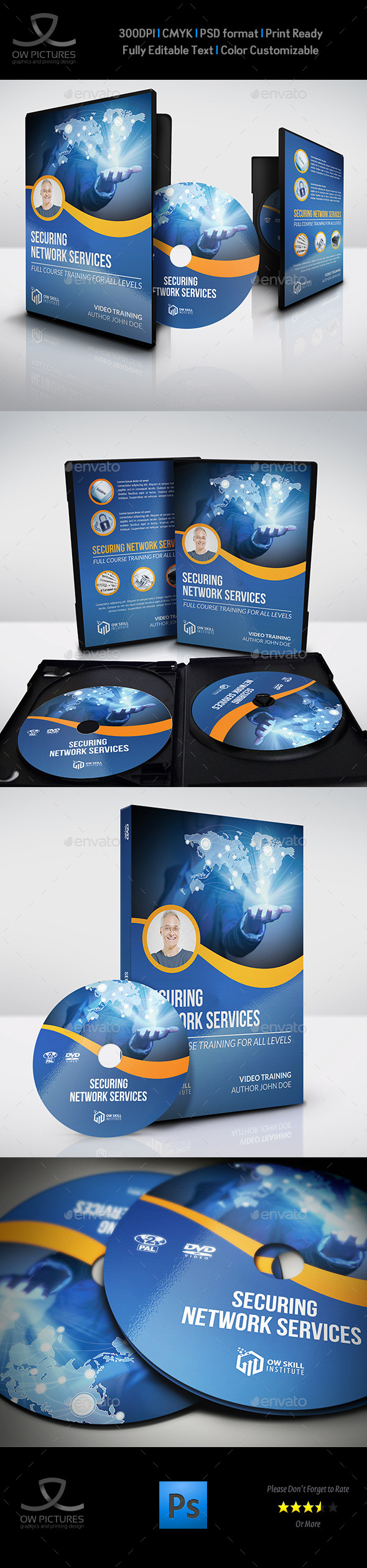 Training Course DVD Template - CD & DVD Artwork Print Templates