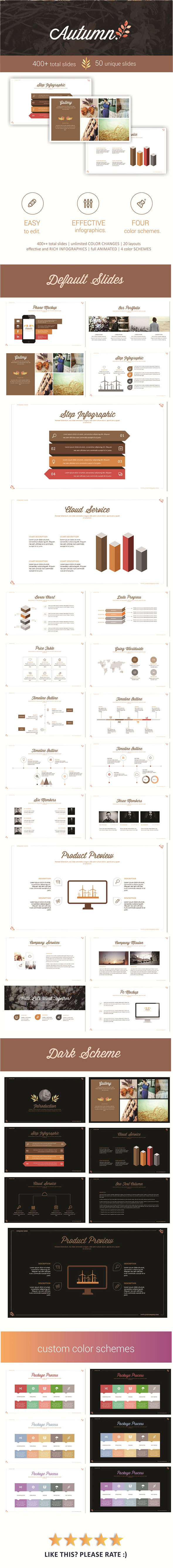 Autumn PowerPoint Template - Business PowerPoint Templates