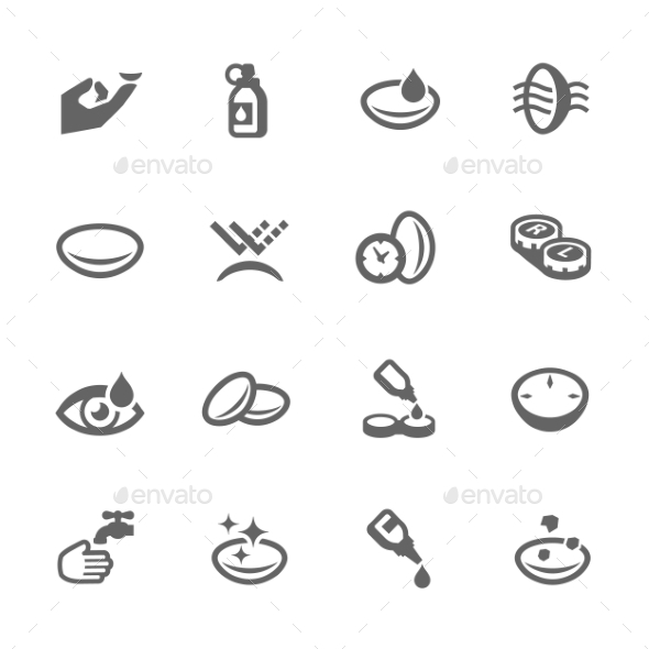 Eye Lens Icons - Icons