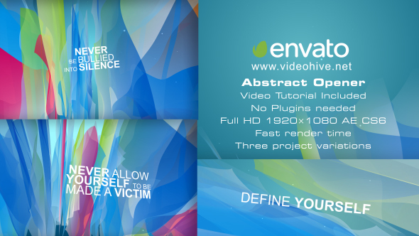Abstract Opener - VideoHive 13288219