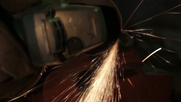 Work Welding, Spark Fire