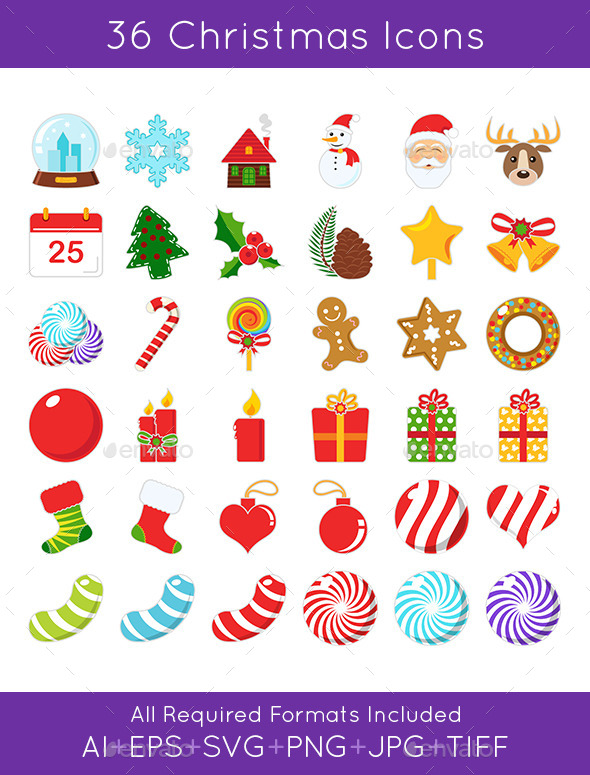 Christmas Icons - Christmas Seasons/Holidays