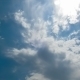 Clouds Moving In The Blue Sky. - VideoHive Item for Sale