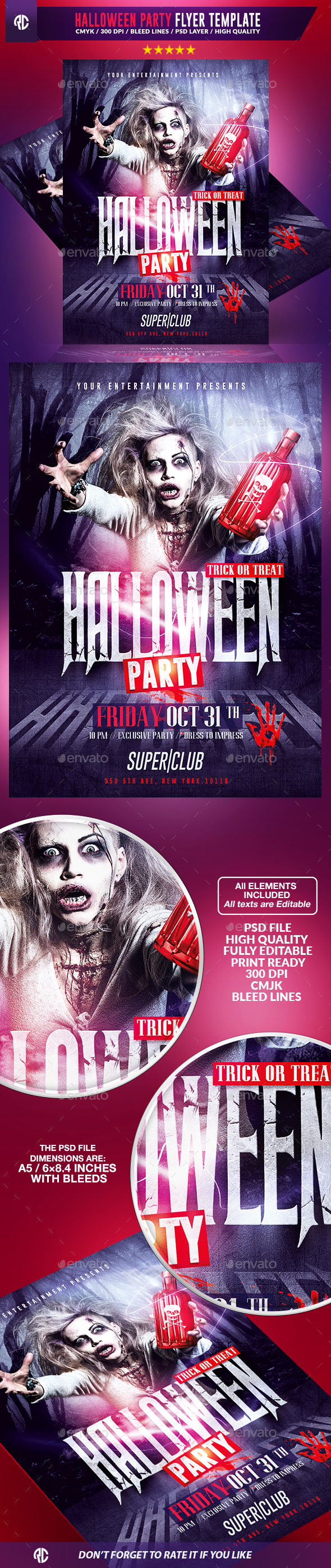 Halloween Party | Psd Flyer Template