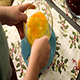 Woman Beats Together four Eggs in a Glass Bowl - VideoHive Item for Sale