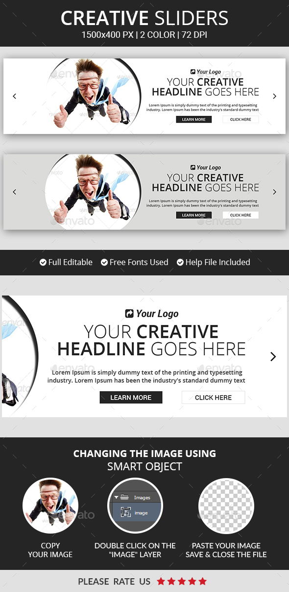 Creative Sliders v17 - Sliders & Features Web Elements