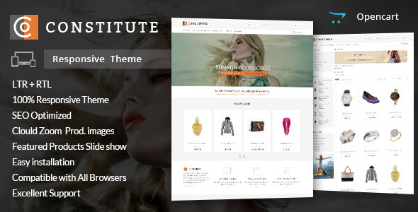 Constitute - Opencart Responsive Theme - Shopping OpenCart