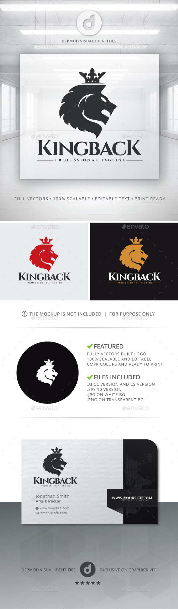 Kingback Logo - Crests Logo Templates