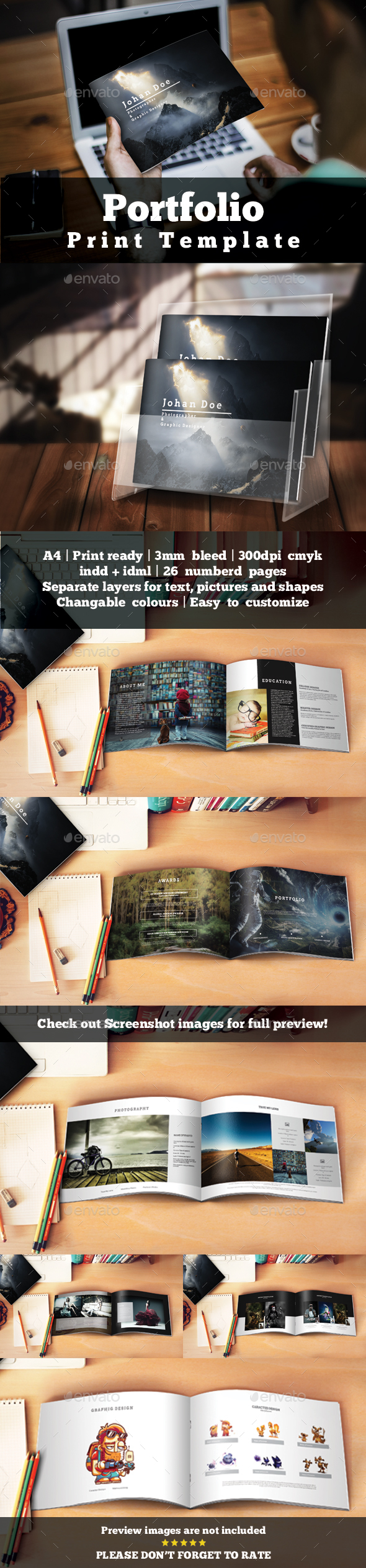 Portfolio Presentation Template - Portfolio Brochures