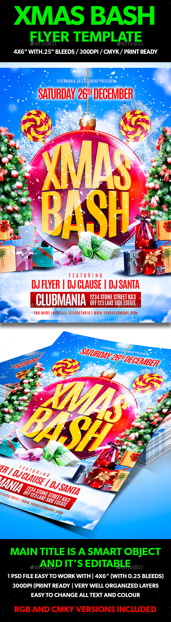 Xmas Bash Flyer Template - Holidays Events