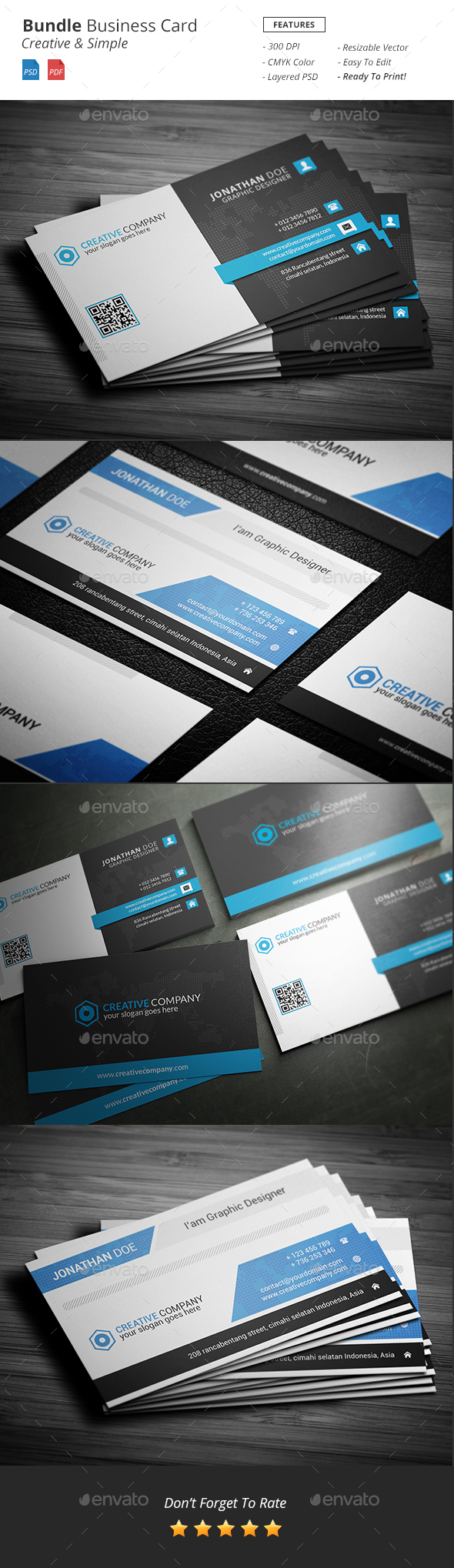Bundle Business Card - Business Cards Print Templates