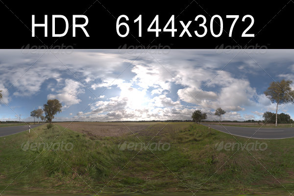 Road in fields - 3Docean 1333126