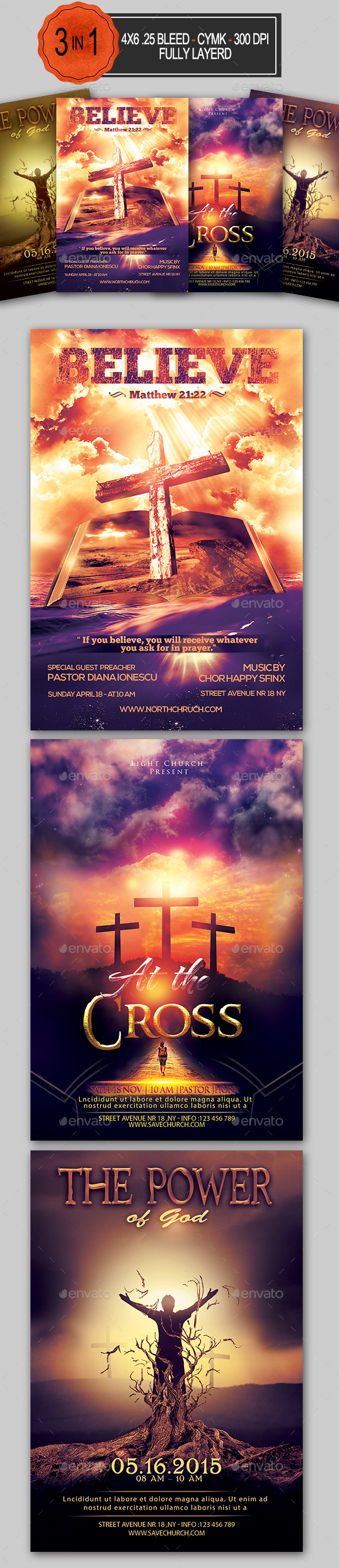 Church Flyer Bundle - Church Flyers