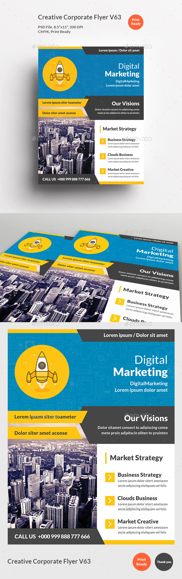 Creative Corporate Flyer V63 - Corporate Flyers