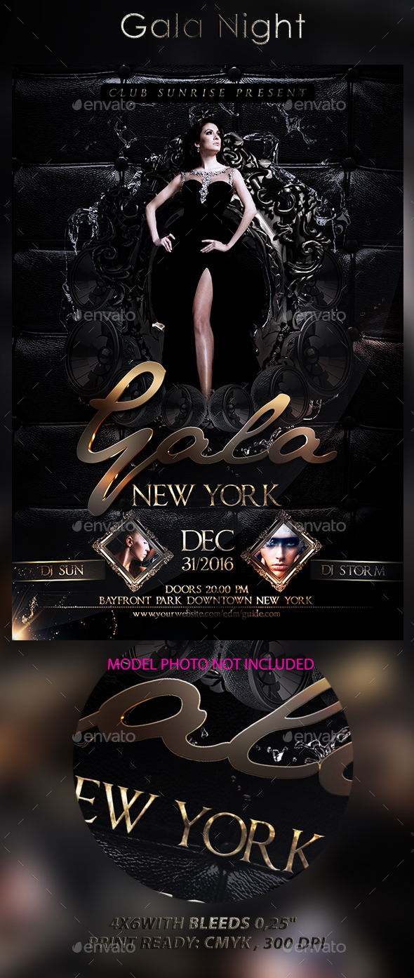 Gala Night - Events Flyers