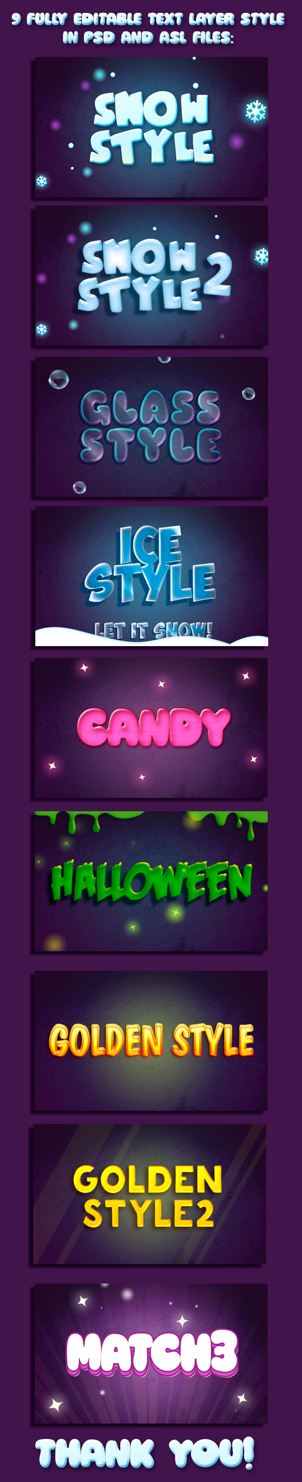 9 Cartoon Text Styles - Text Effects Styles