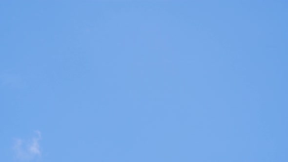 Beautiful Fluffy Clouds in the Blue Sky in Summer Time Lapse alt